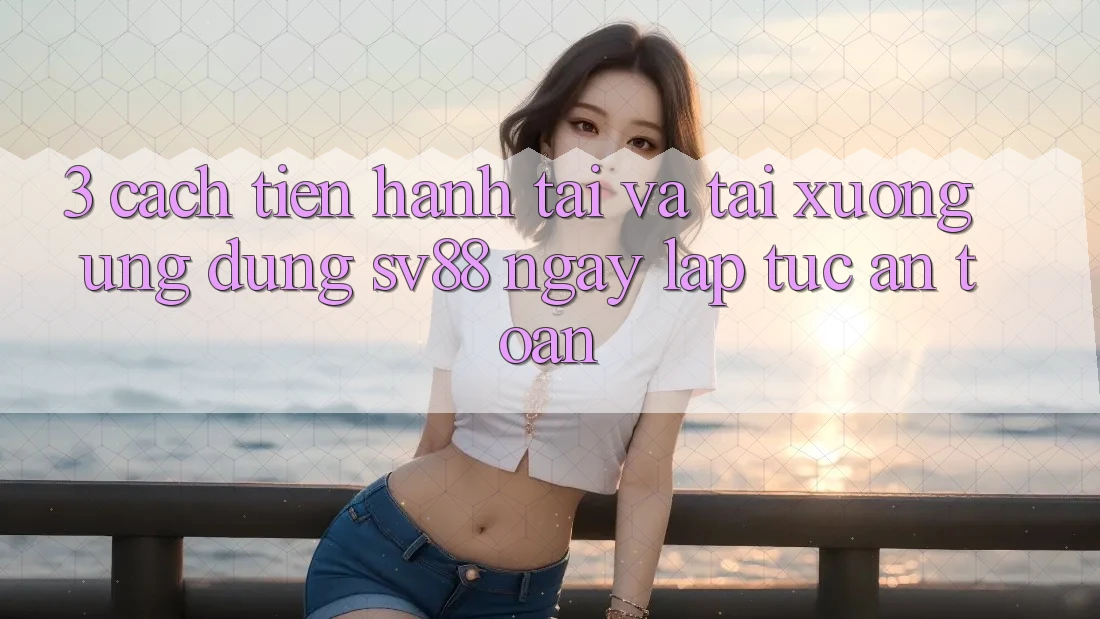 3. Cách tiến hành Tải Và Tải xuống Ứng Dụng sv88 Ngay lập tức, An Toàn