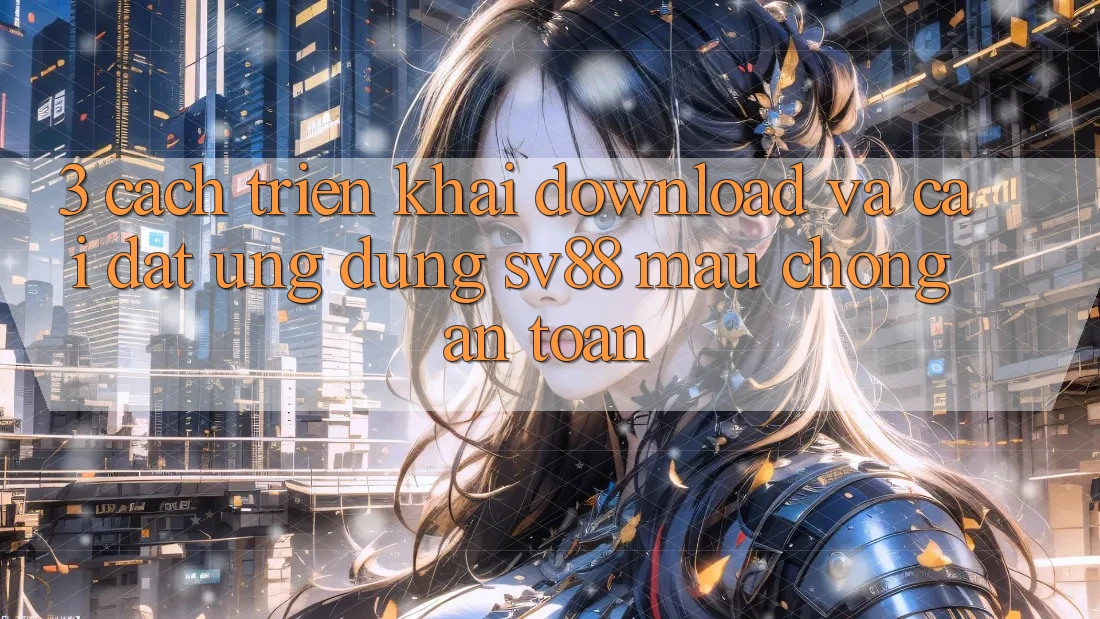 3. Cách triển khai Download Và Cài Đặt Ứng dụng sv88 Mau Chóng, An Toàn 3. Cách triển khai Download Và Cài Đặt Ứng dụng sv88 Mau Chóng, An Toàn