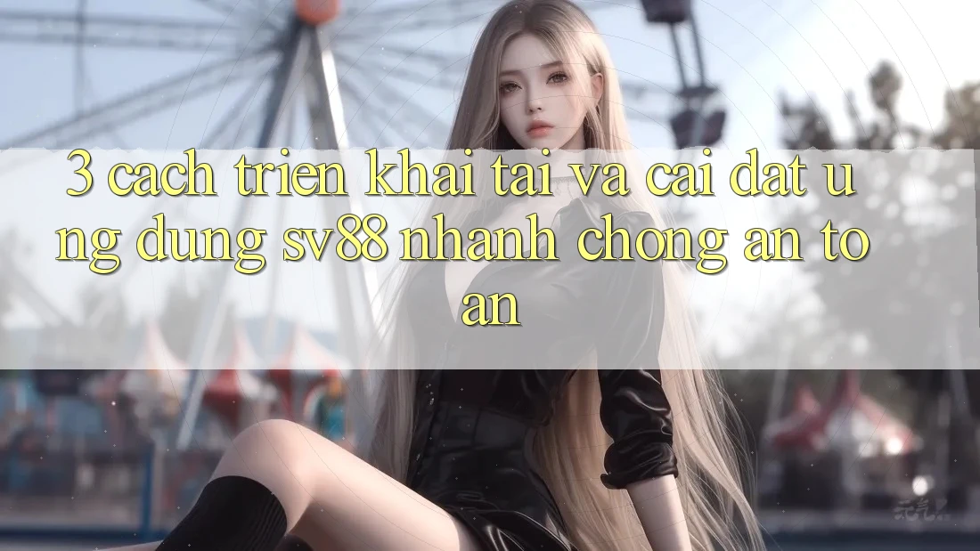 3. Cách triển khai Tải Và Cài Đặt Ứng Dụng sv88 Nhanh Chóng, An toàn 3. Cách triển khai Tải Và Cài Đặt Ứng Dụng sv88 Nhanh Chóng, An toàn