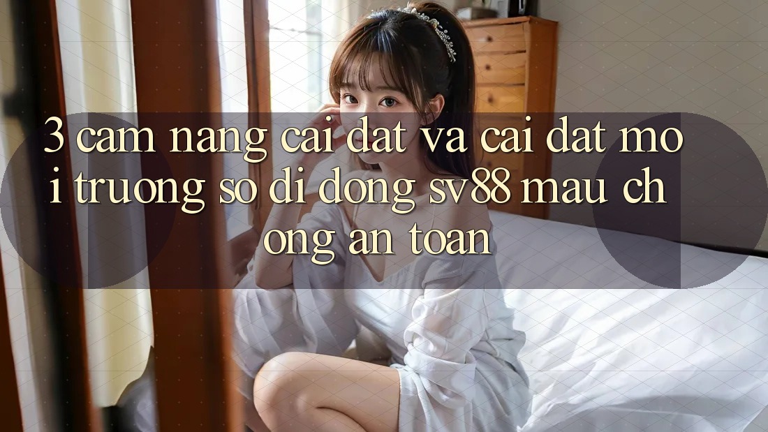 3. Cẩm nang Cài đặt Và Cài Đặt Môi trường số di động sv88 Mau Chóng, An Toàn 3. Cẩm nang Cài đặt Và Cài Đặt Môi trường số di động sv88 Mau Chóng, An Toàn