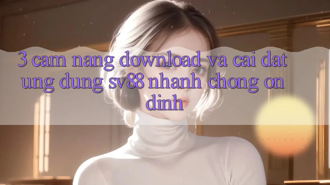 3. Cẩm nang Download Và Cài Đặt Ứng Dụng sv88 Nhanh Chóng, Ổn định