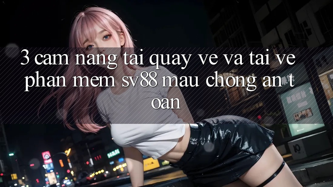 3. Cẩm nang Tải quay về Và Tải về Phần mềm sv88 Mau Chóng, An Toàn