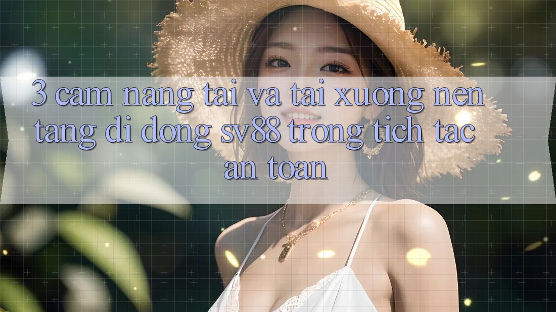 3. Cẩm nang Tải Và Tải xuống Nền tảng di động sv88 Trong tích tắc, An Toàn