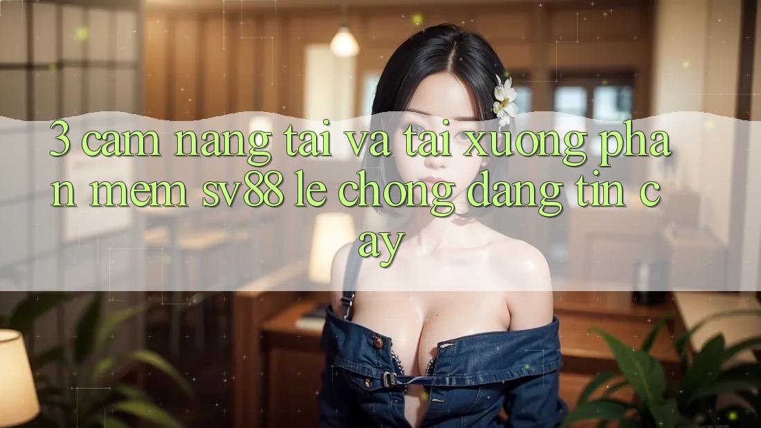 3. Cẩm nang Tải Và Tải xuống Phần mềm sv88 Lẹ Chóng, Đáng tin cậy