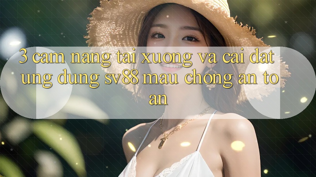 3. Cẩm nang Tải xuống Và Cài Đặt Ứng Dụng sv88 Mau Chóng, An Toàn