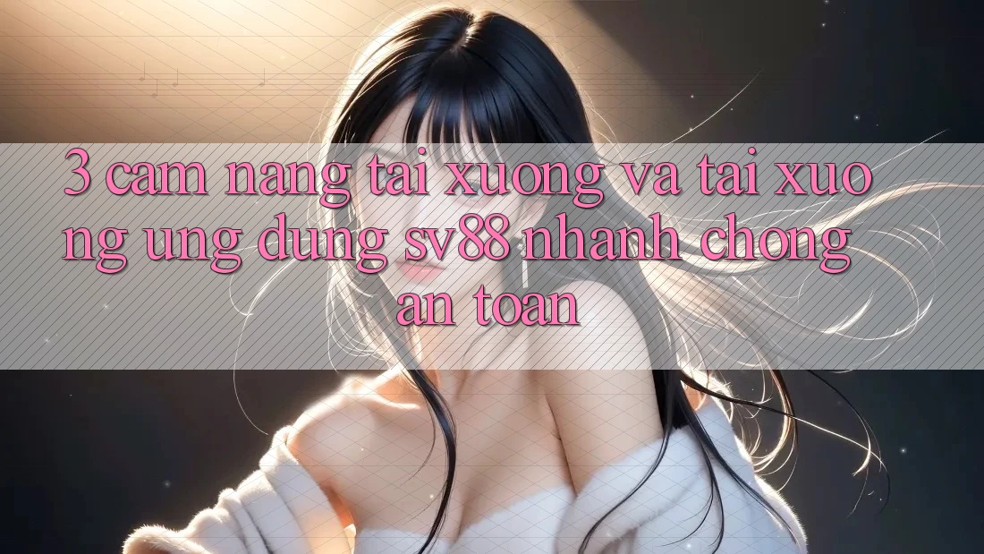 3. Cẩm nang Tải xuống Và Tải xuống Ứng Dụng sv88 Nhanh Chóng, An Toàn 3. Cẩm nang Tải xuống Và Tải xuống Ứng Dụng sv88 Nhanh Chóng, An Toàn