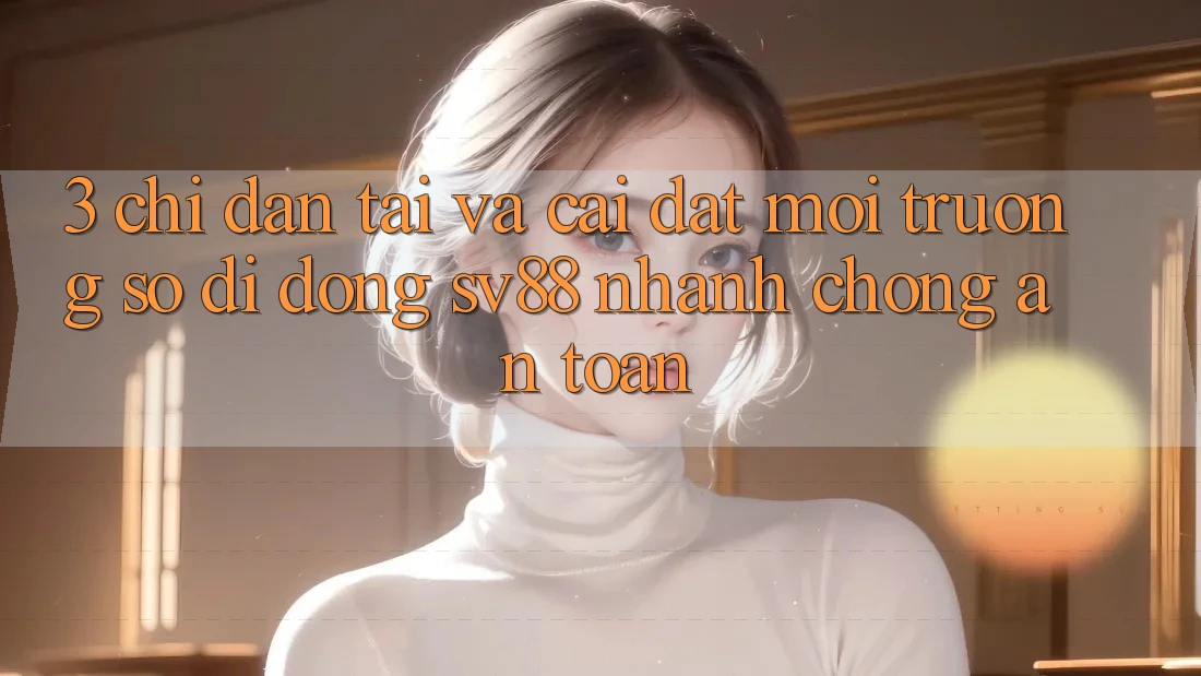 3. Chỉ dẫn Tải Và Cài Đặt Môi trường số di động sv88 Nhanh Chóng, An Toàn