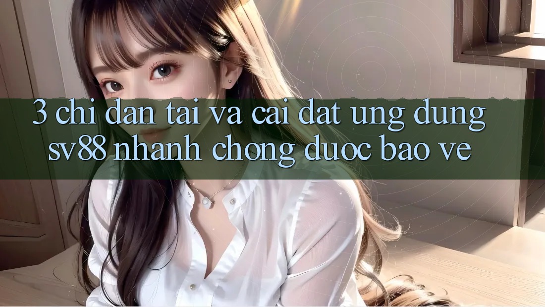 3. Chỉ dẫn Tải Và Cài Đặt Ứng Dụng sv88 Nhanh chóng, Được bảo vệ