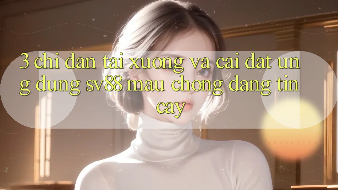 3. Chỉ dẫn Tải xuống Và Cài Đặt Ứng Dụng sv88 Mau Chóng, Đáng tin cậy