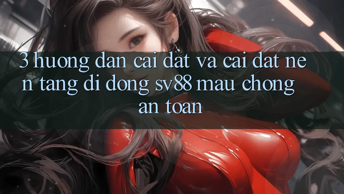3. Hướng Dẫn Cài đặt Và Cài Đặt Nền tảng di động sv88 Mau Chóng, An Toàn