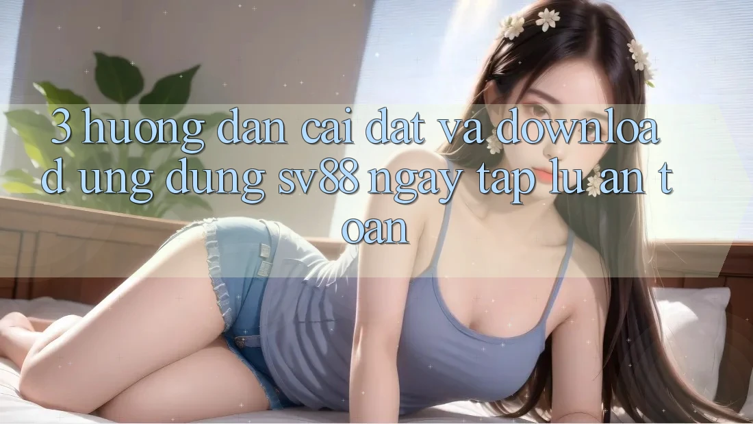3. Hướng Dẫn Cài đặt Và Download Ứng Dụng sv88 Ngay tắp lự, An Toàn 3. Hướng Dẫn Cài đặt Và Download Ứng Dụng sv88 Ngay tắp lự, An Toàn