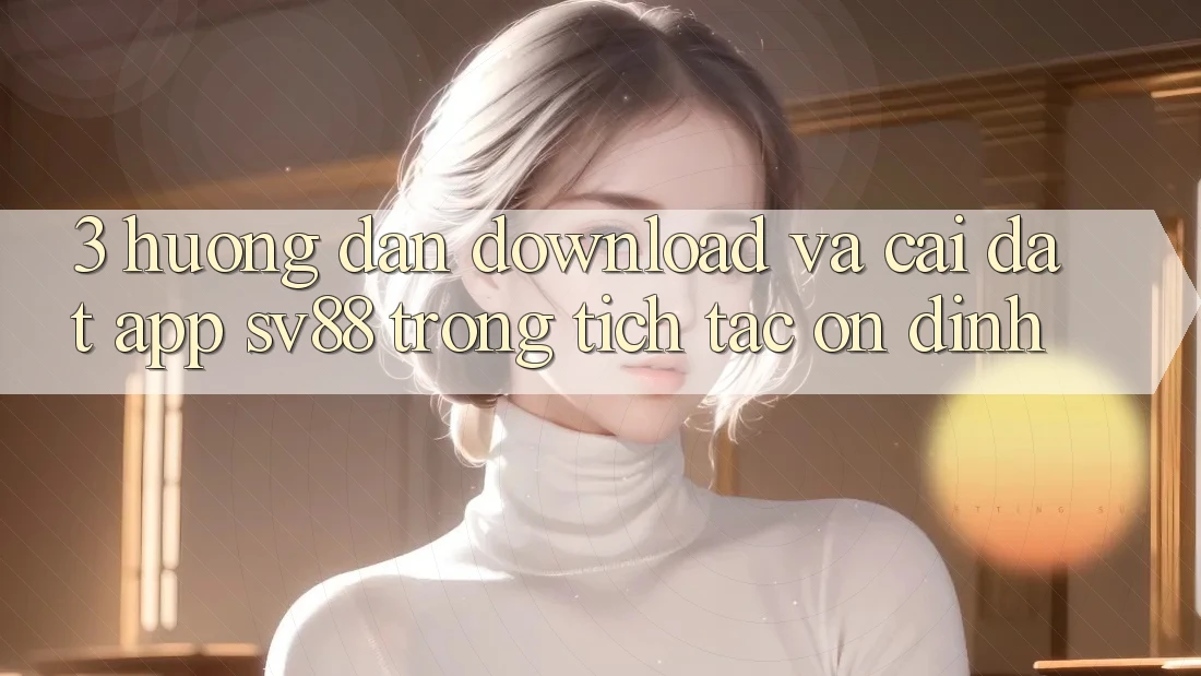 3. Hướng Dẫn Download Và Cài Đặt App sv88 Trong tích tắc, Ổn định