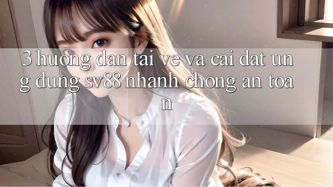 3. Hướng dẫn Tải về Và Cài Đặt Ứng dụng sv88 Nhanh Chóng, An Toàn