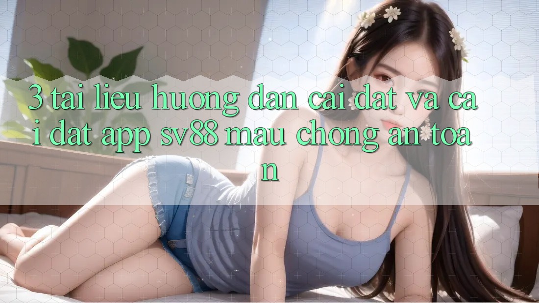 3. Tài liệu hướng dẫn Cài đặt Và Cài Đặt App sv88 Mau Chóng, An Toàn 3. Tài liệu hướng dẫn Cài đặt Và Cài Đặt App sv88 Mau Chóng, An Toàn