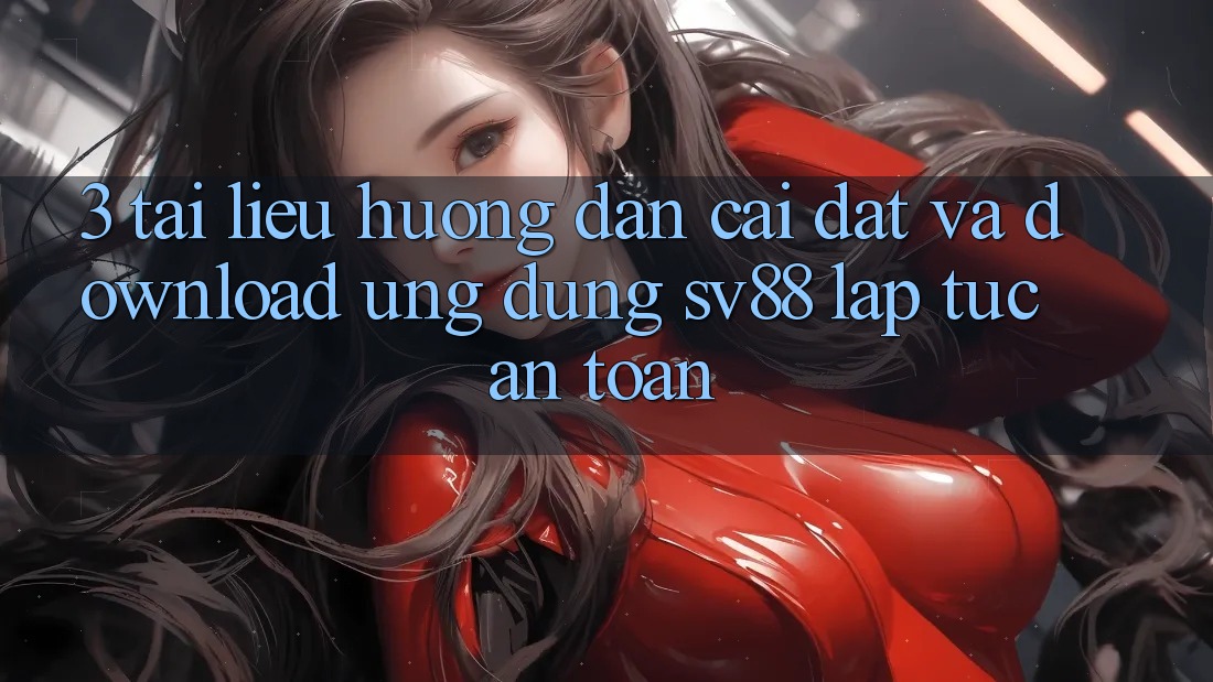 3. Tài liệu hướng dẫn Cài đặt Và Download Ứng Dụng sv88 Lập tức, An Toàn