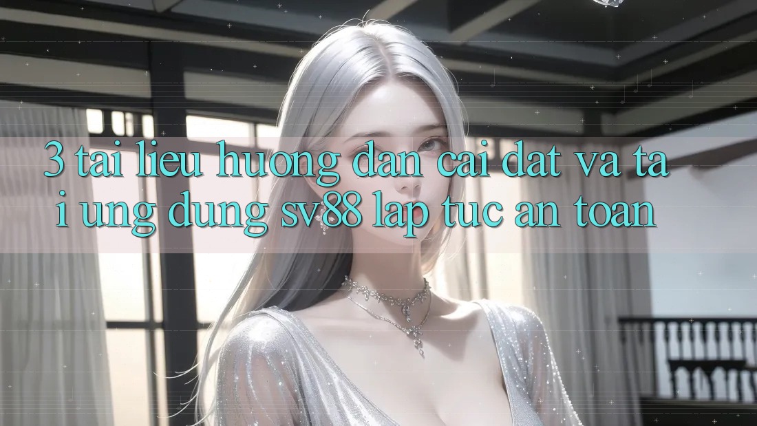 3. Tài liệu hướng dẫn Cài đặt Và Tải Ứng Dụng sv88 Lập tức, An Toàn