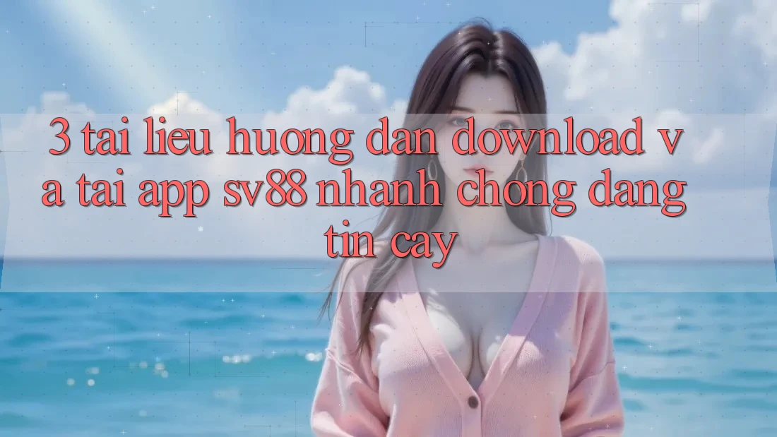 3. Tài liệu hướng dẫn Download Và Tải App sv88 Nhanh chóng, Đáng tin cậy