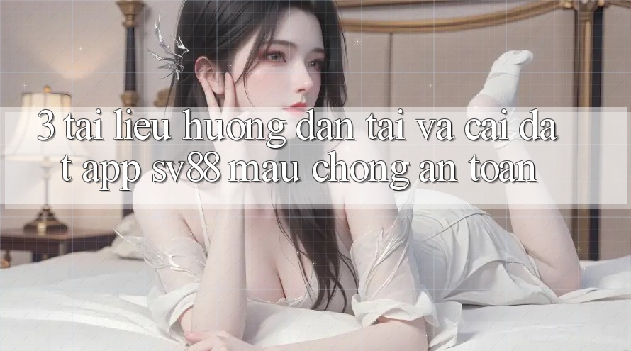 3. Tài liệu hướng dẫn Tải Và Cài Đặt App sv88 Mau Chóng, An Toàn 3. Tài liệu hướng dẫn Tải Và Cài Đặt App sv88 Mau Chóng, An Toàn