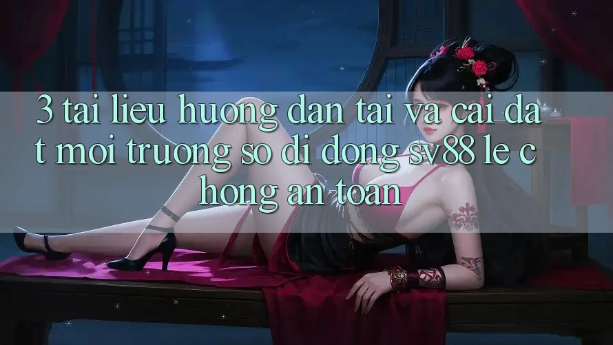 3. Tài liệu hướng dẫn Tải Và Cài Đặt Môi trường số di động sv88 Lẹ Chóng, An toàn