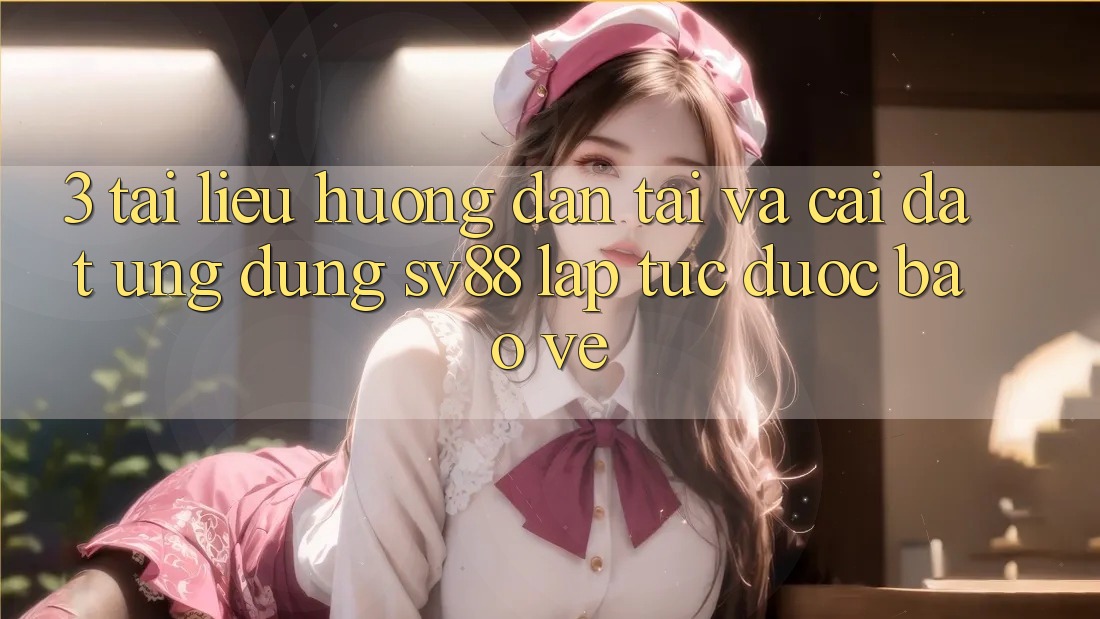 3. Tài liệu hướng dẫn Tải Và Cài Đặt Ứng Dụng sv88 Lập tức, Được bảo vệ