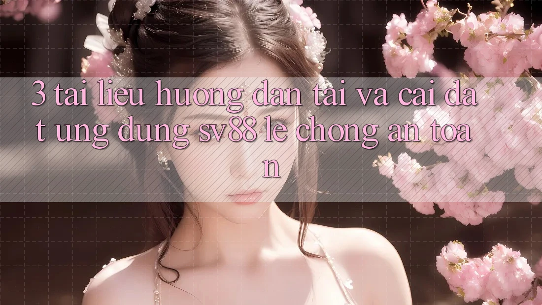 3. Tài liệu hướng dẫn Tải Và Cài Đặt Ứng Dụng sv88 Lẹ Chóng, An Toàn