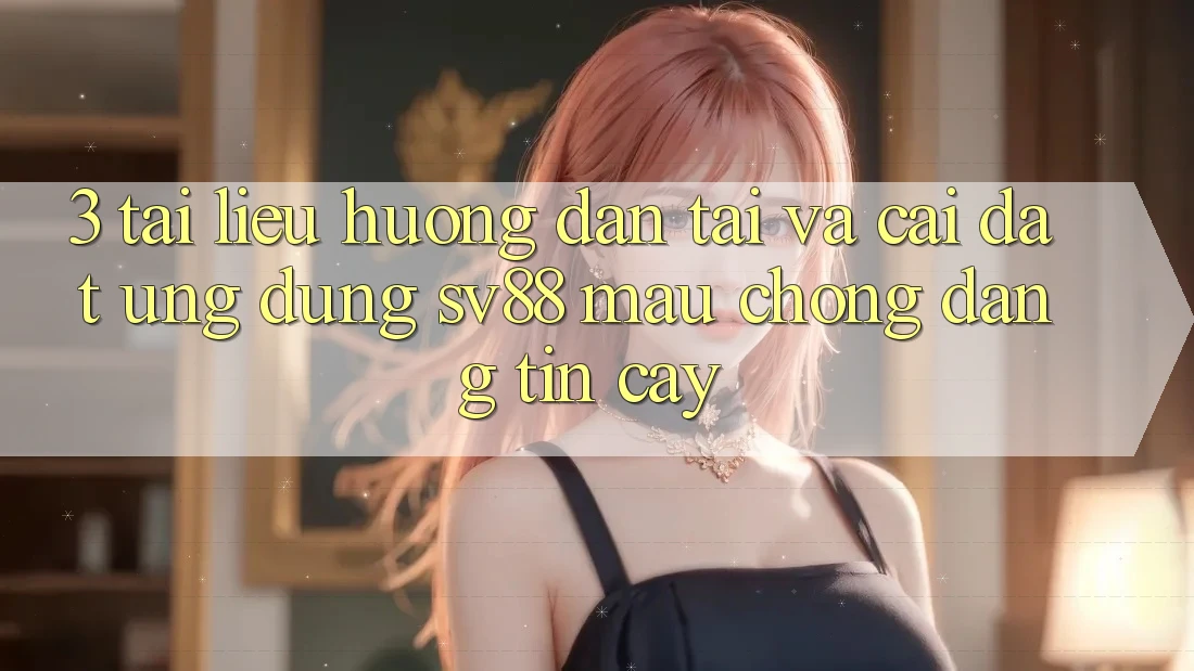 3. Tài liệu hướng dẫn Tải Và Cài Đặt Ứng Dụng sv88 Mau Chóng, Đáng tin cậy 3. Tài liệu hướng dẫn Tải Và Cài Đặt Ứng Dụng sv88 Mau Chóng, Đáng tin cậy