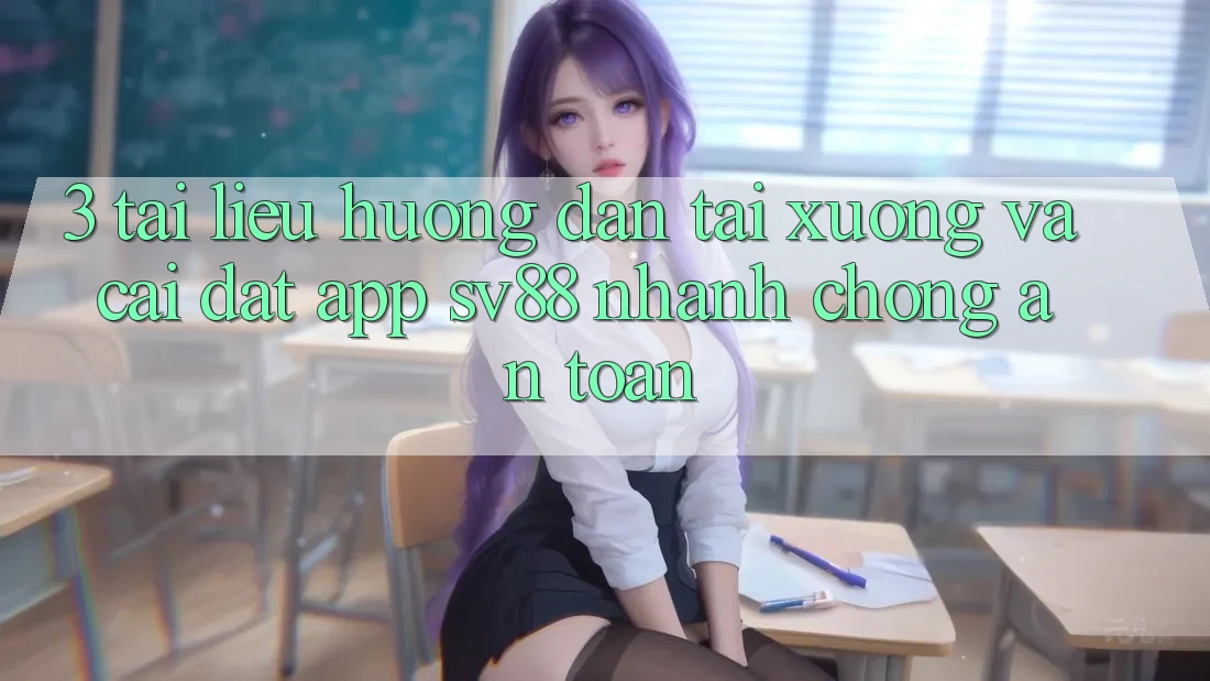 3. Tài liệu hướng dẫn Tải xuống Và Cài Đặt App sv88 Nhanh chóng, An Toàn