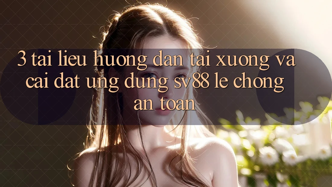 3. Tài liệu hướng dẫn Tải xuống Và Cài Đặt Ứng Dụng sv88 Lẹ Chóng, An Toàn 3. Tài liệu hướng dẫn Tải xuống Và Cài Đặt Ứng Dụng sv88 Lẹ Chóng, An Toàn