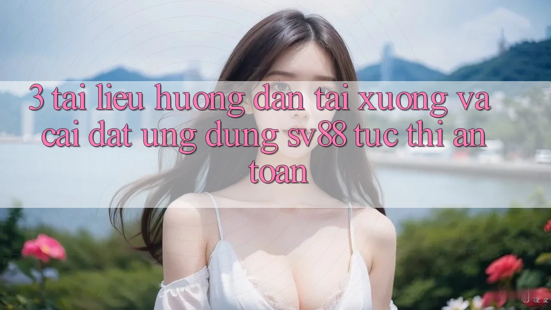 3. Tài liệu hướng dẫn Tải xuống Và Cài Đặt Ứng Dụng sv88 Tức thì, An Toàn