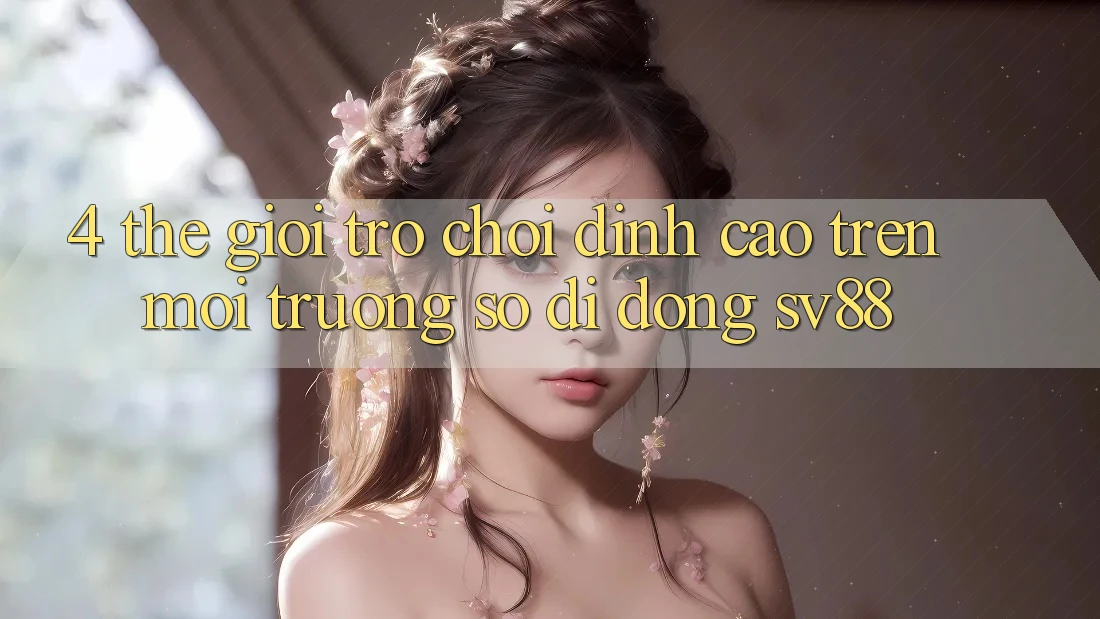 4. Thế Giới Trò Chơi Đỉnh Cao Trên Môi trường số di động sv88