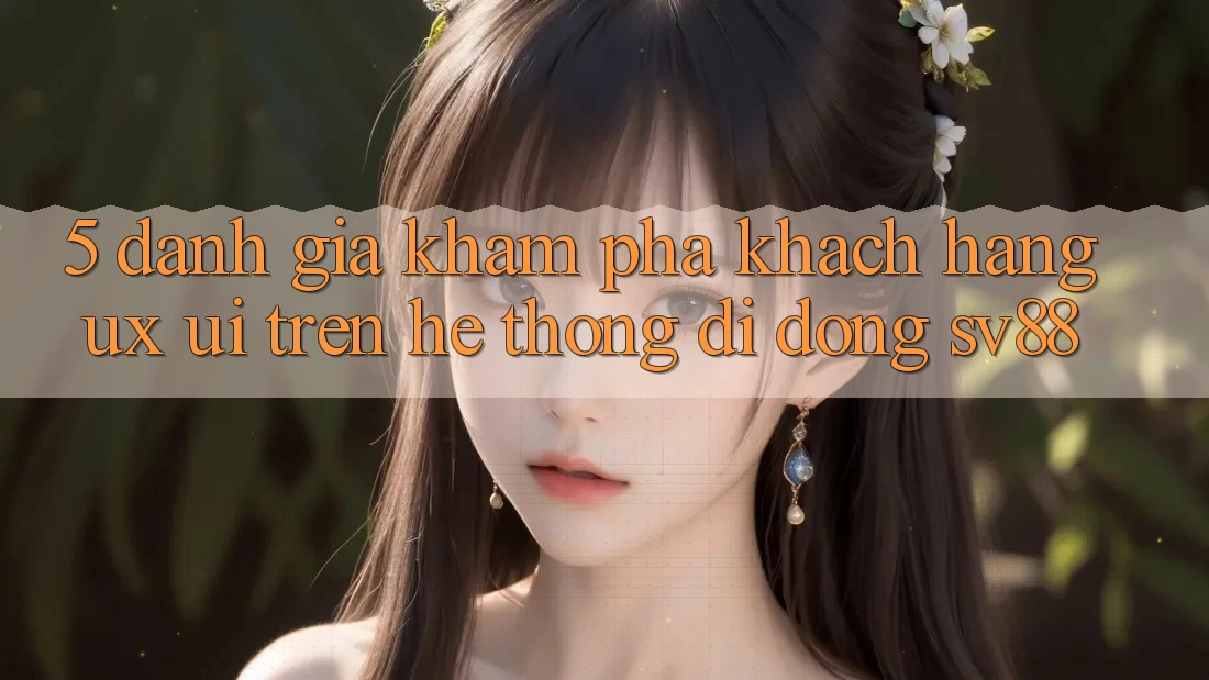 5. Đánh Giá Khám phá Khách hàng (UX/UI) Trên Hệ thống di động sv88 5. Đánh Giá Khám phá Khách hàng (UX/UI) Trên Hệ thống di động sv88