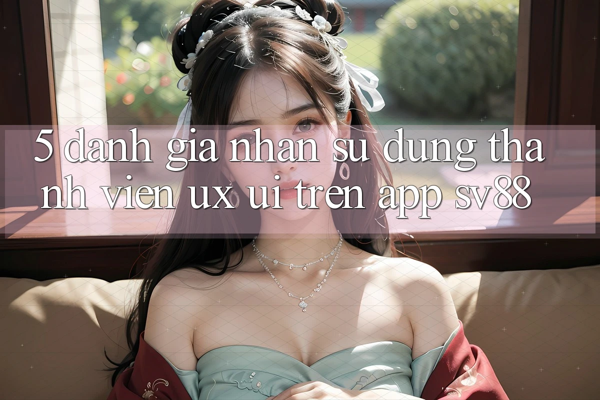 5. Đánh Giá Nhận sử dụng Thành viên (UX/UI) Trên App sv88 5. Đánh Giá Nhận sử dụng Thành viên (UX/UI) Trên App sv88