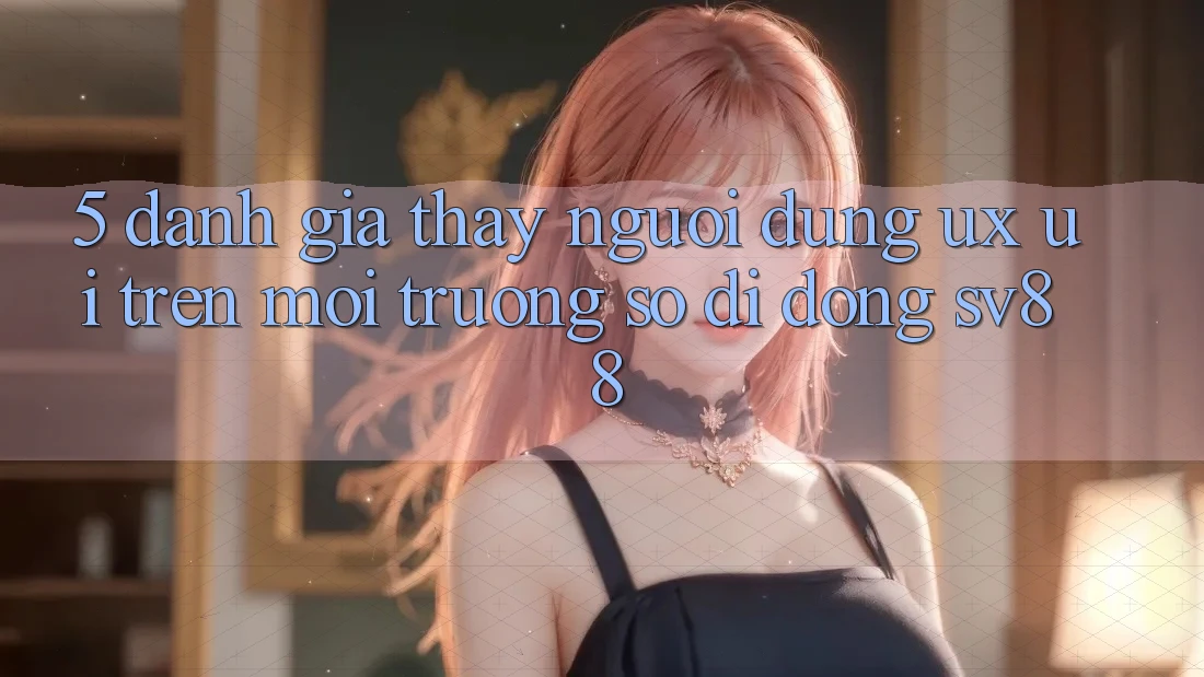 5. Đánh Giá Thấy Người Dùng (UX/UI) Trên Môi trường số di động sv88 5. Đánh Giá Thấy Người Dùng (UX/UI) Trên Môi trường số di động sv88
