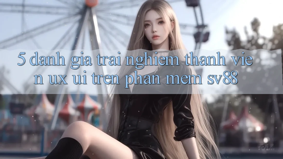 5. Đánh Giá Trải Nghiệm Thành viên (UX/UI) Trên Phần mềm sv88 5. Đánh Giá Trải Nghiệm Thành viên (UX/UI) Trên Phần mềm sv88