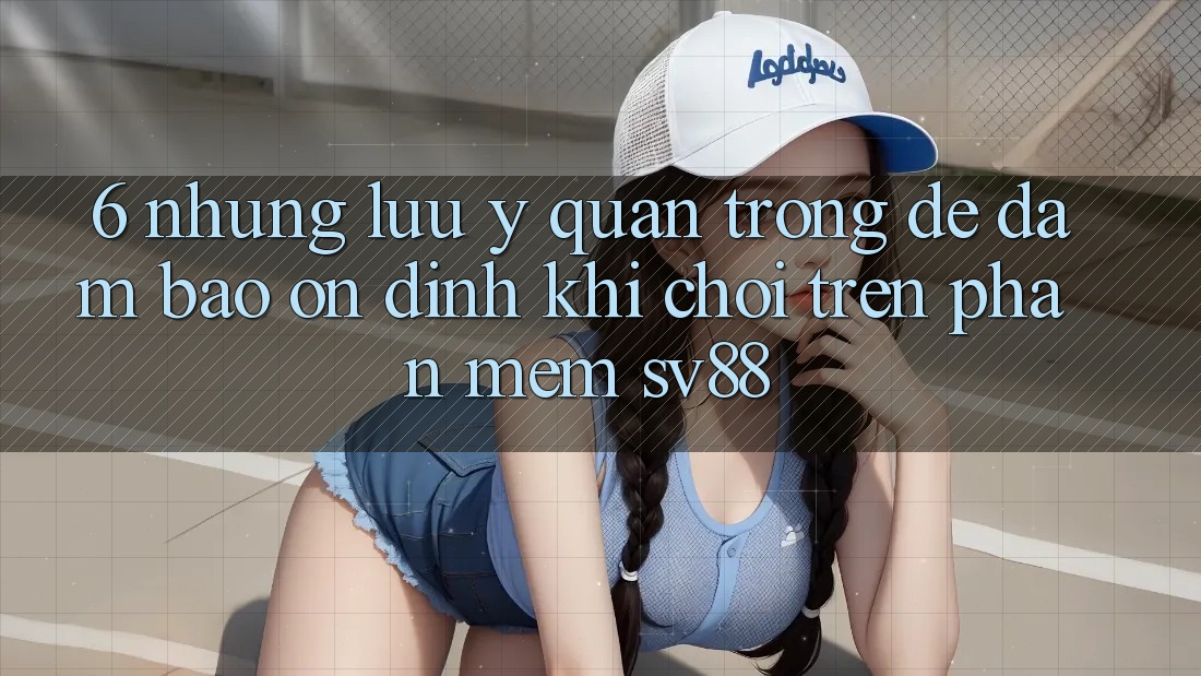 6. Những Lưu Ý Quan Trọng Để Đảm Bảo Ổn định Khi Chơi Trên Phần mềm sv88 6. Những Lưu Ý Quan Trọng Để Đảm Bảo Ổn định Khi Chơi Trên Phần mềm sv88