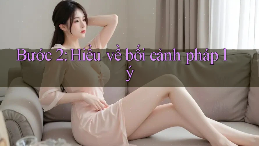 Bước 2: Hiểu về bối cảnh pháp lý