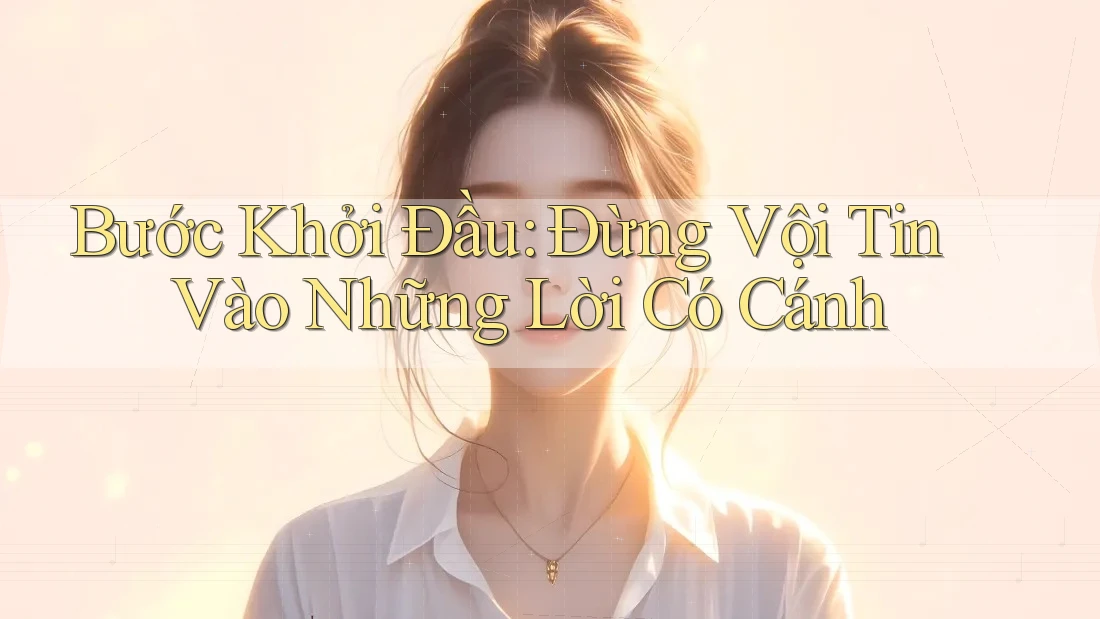 Bước Khởi Đầu: Đừng Vội Tin Vào Những Lời Có Cánh