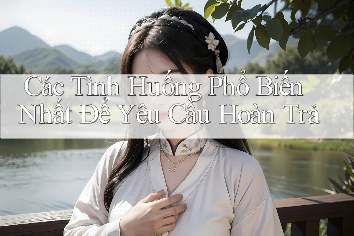 Các Tình Huống Phổ Biến Nhất Để Yêu Cầu Hoàn Trả Các Tình Huống Phổ Biến Nhất Để Yêu Cầu Hoàn Trả