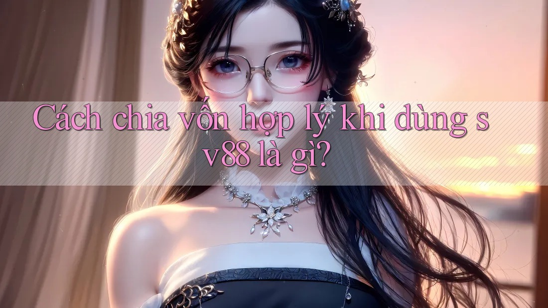 Cách chia vốn hợp lý khi dùng sv88 là gì?