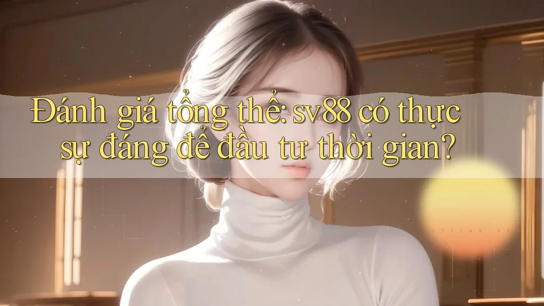 Đánh giá tổng thể: sv88 có thực sự đáng để đầu tư thời gian? Đánh giá tổng thể: sv88 có thực sự đáng để đầu tư thời gian?