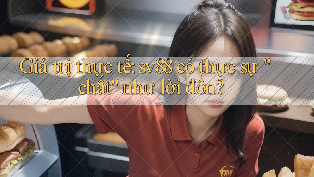 Giá trị thực tế: sv88 có thực sự “chất” như lời đồn?