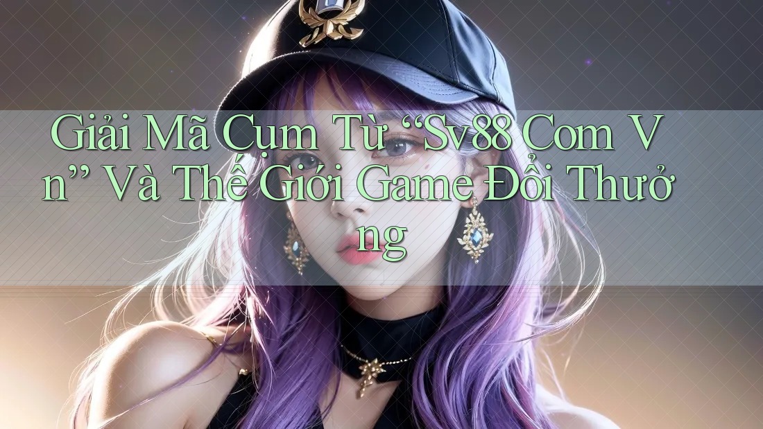 Giải Mã Cụm Từ “Sv88 Com Vn” Và Thế Giới Game Đổi Thưởng