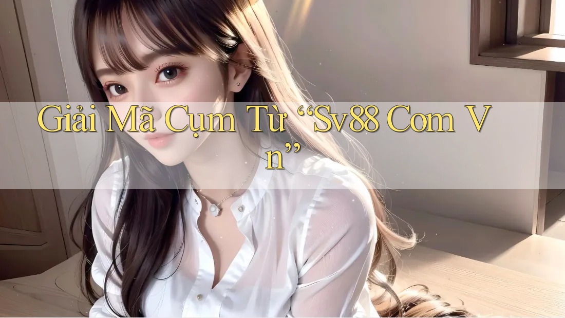 Giải Mã Cụm Từ “Sv88 Com Vn”