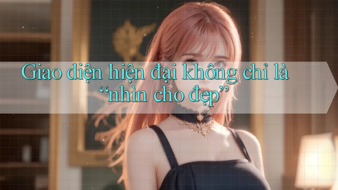 Giao diện hiện đại không chỉ là “nhìn cho đẹp”