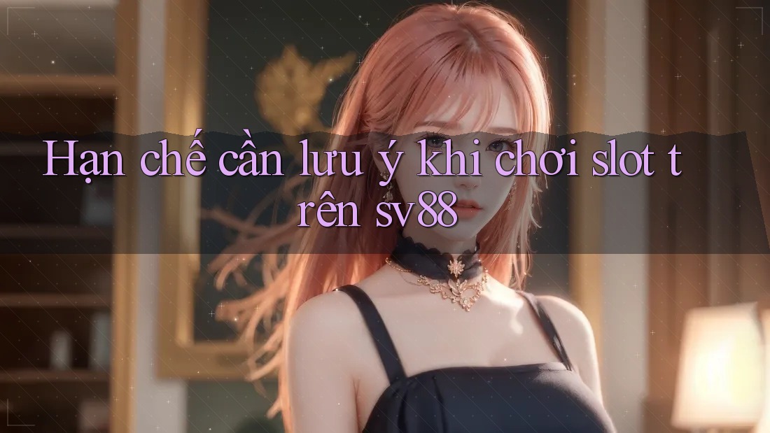 Hạn chế cần lưu ý khi chơi slot trên sv88