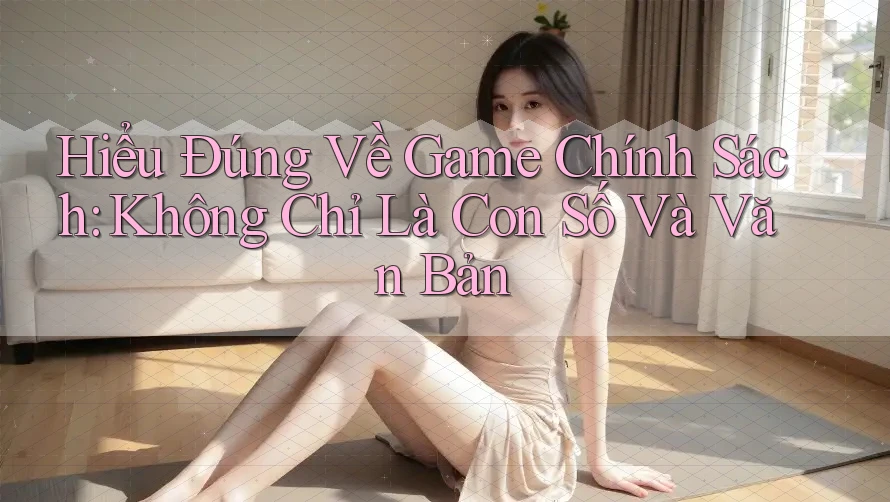 Hiểu Đúng Về Game Chính Sách: Không Chỉ Là Con Số Và Văn Bản