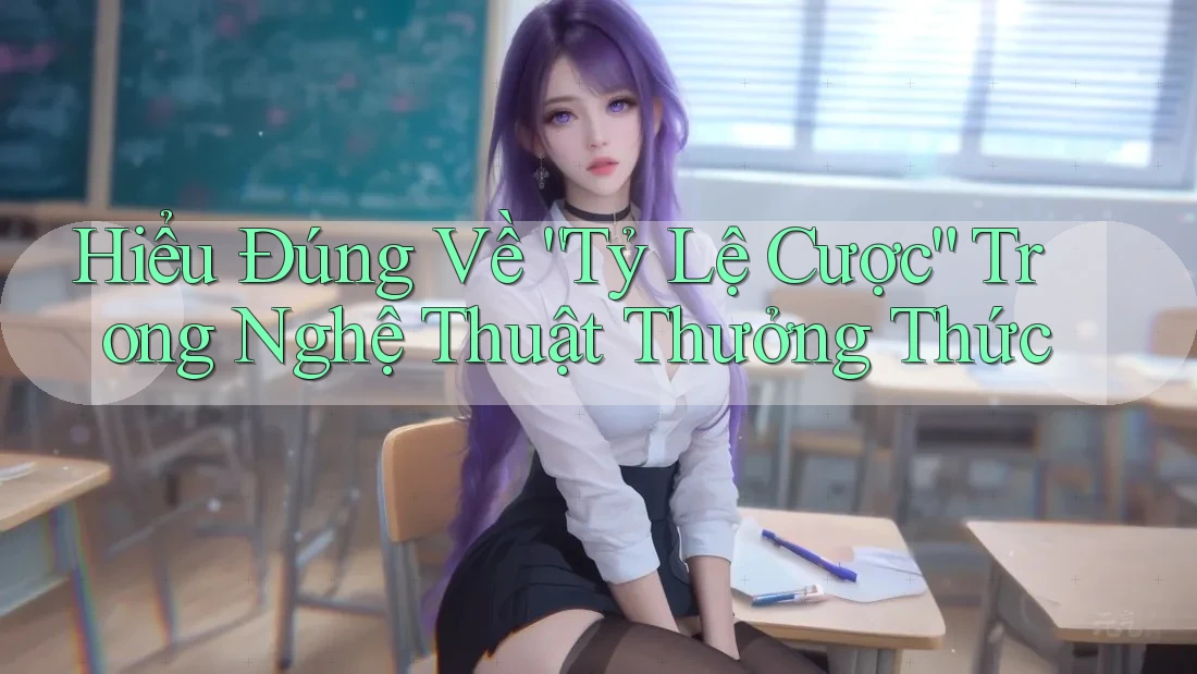 Hiểu Đúng Về “Tỷ Lệ Cược” Trong Nghệ Thuật Thưởng Thức