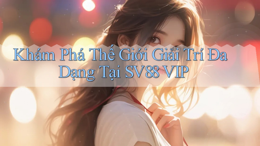 Khám Phá Thế Giới Giải Trí Đa Dạng Tại SV88 VIP