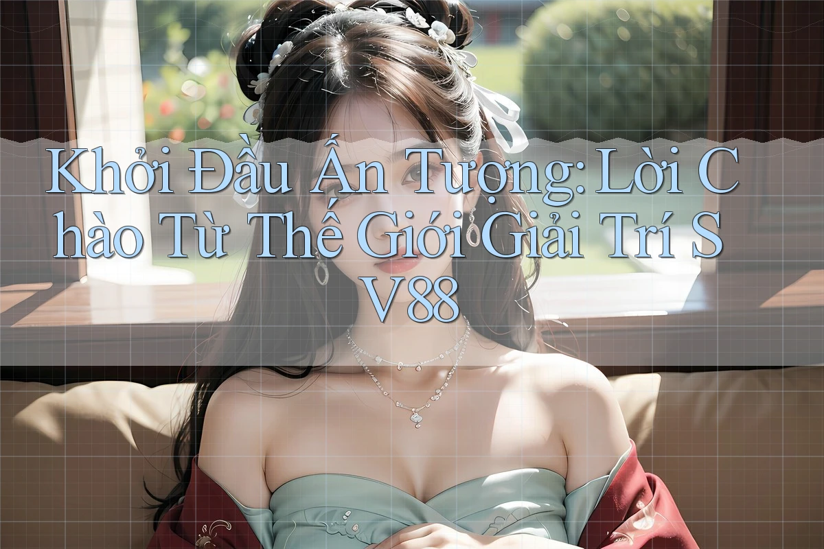 Khởi Đầu Ấn Tượng: Lời Chào Từ Thế Giới Giải Trí SV88 Khởi Đầu Ấn Tượng: Lời Chào Từ Thế Giới Giải Trí SV88