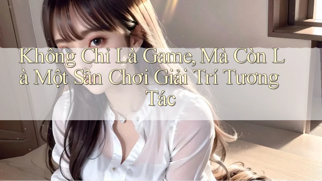 Không Chỉ Là Game, Mà Còn Là Một Sân Chơi Giải Trí Tương Tác